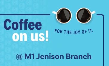 Coffee on Us! - M1 Jenison Branch